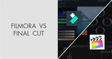 Filmora Vs Final Cut Which Software Is Better