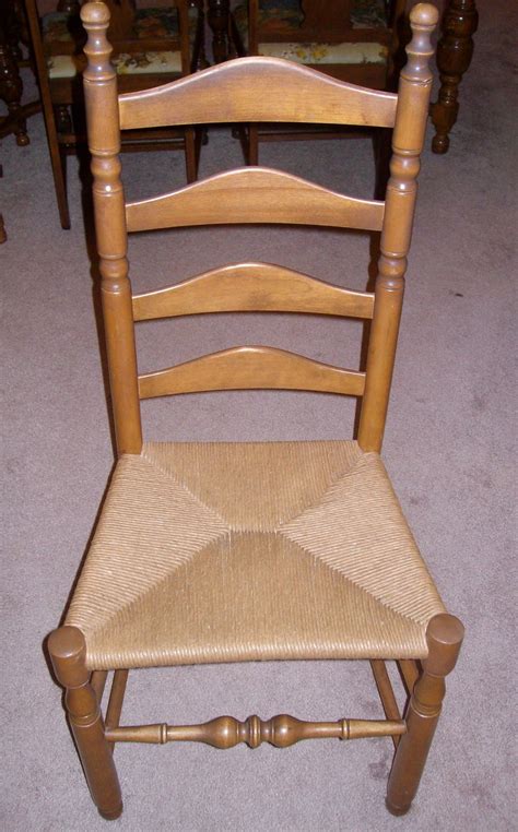 Set Of Maple Chairs With Basket Weave Type Seat Collectors Weekly