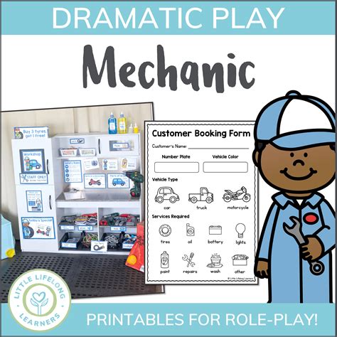 Mechanic Dramatic Play - Little Lifelong Learners