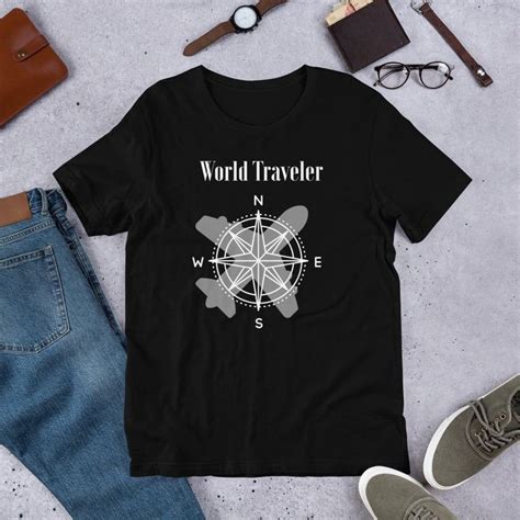 World Traveler Tshirt Plane T Shirt Graphic Design T Shirt Etsy
