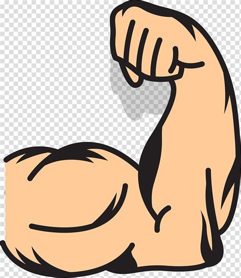 Muscle Finger Biceps Arm Muscle Arms Cartoon Thumb Transparent Background PNG Clipart