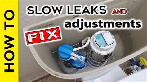 Glacier Bay Dual Flush Toilet Leak Fix And Adjustments Youtube