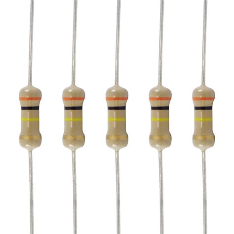 Resistors 05 Watt Carbon Film 5 Tolerance Amplified Parts