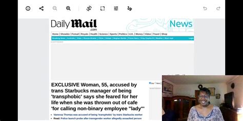 Violent Trans Assaults Woman At Starbucks Over Transphobia