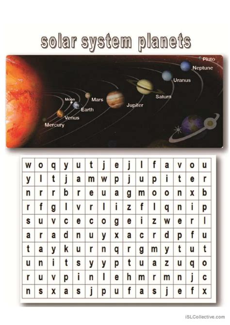 Planets English Esl Worksheets Pdf And Doc