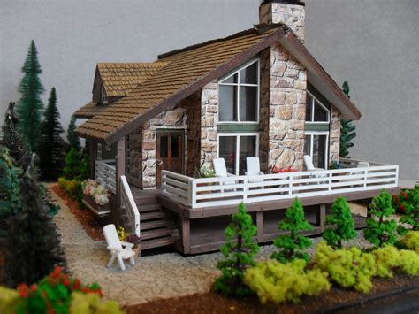 Miniature Vacation Cabin Property Ho Scale 12000 Via Etsy Scale
