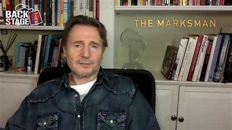 At Home With Liam Neeson Talking The Marksman