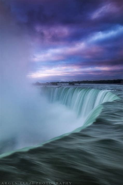 Morning Magic At Niagara Falls By Argen Elezi Beautiful Nature