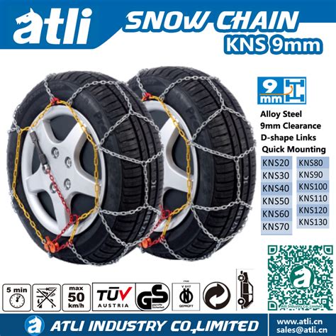 Atli Easy Install Snow Mud Sand Tire Traction Device Set Of 2 Snow