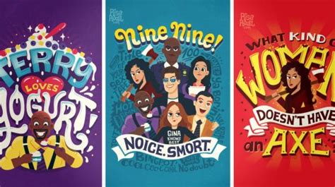 Brooklyn Nine Nine Quote Posters By Risa Rodil Creativesfeed