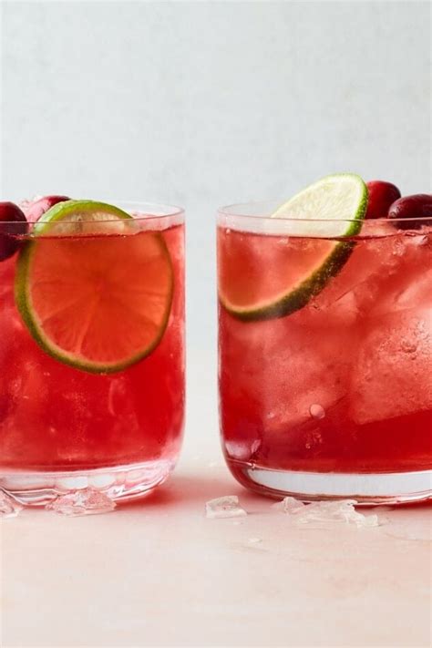 Vodka Cranberry With Lime Eating Bird Food