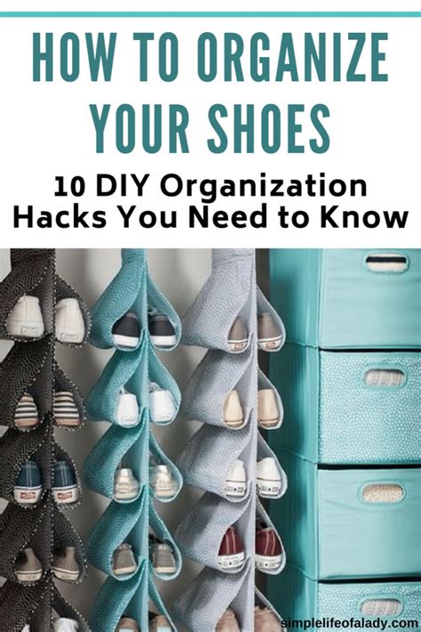 10 Fabulous Diy Ideas To Organize Shoes Simple Life Of A Lady