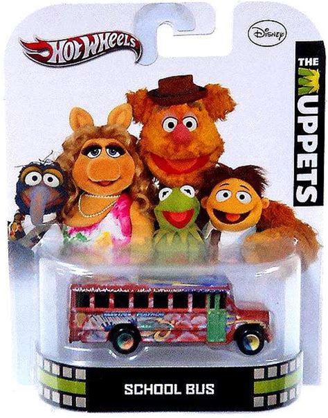 Hot Wheels The Muppets Hw Retro Entertainment School Bus 164 Die Cast