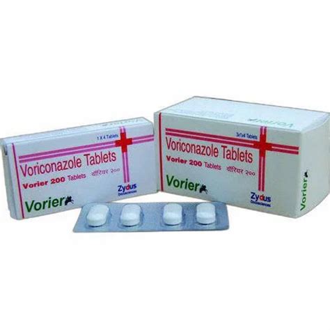 Vorier 200mg Tablet At Rs 400strip Antifungal Drugs In New Delhi
