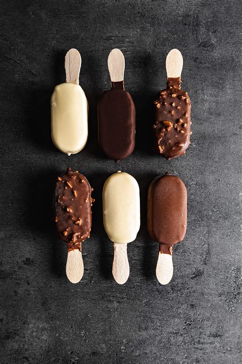 Different Kinds Of Chocolate Ice Lollies Free Stock Photo Picjumbo