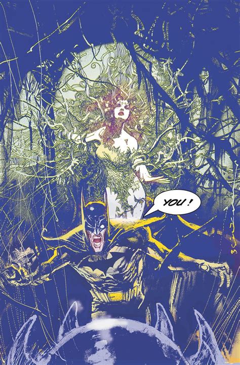 Poison Ivy Captures Batman Bill Sienkiewicz Art Poison Ivy