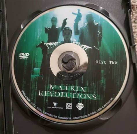 The Matrix Revolutions Dvd 2004 2 Disc Set Ebay