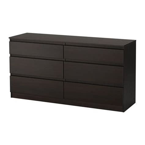 Kullen 6 Drawer Dresser Ikea Black Bedroom Furniture Bedroom Dressers