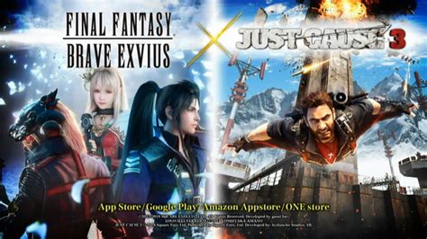 game mobile final fantasy brave exvius akan berkolaborasi dengan just cause 3