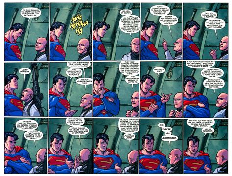 Epic Superman Vs Lex Luthor Scene Action Comics Annual 11 By Geoff Johns And Richard Donner