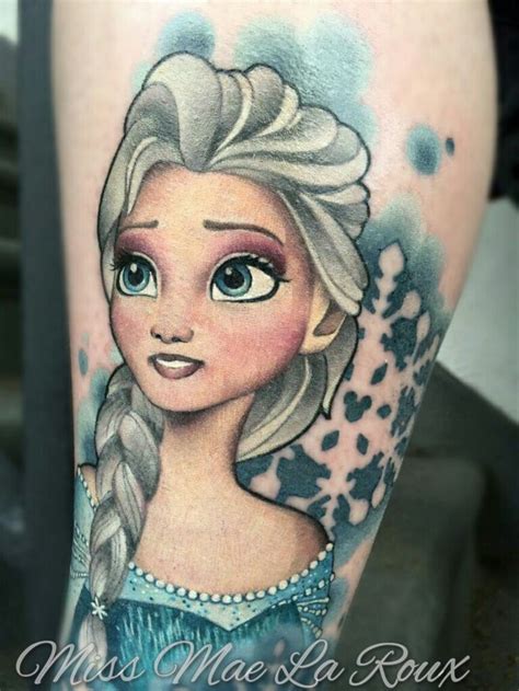 Elsa ️☺️☃️💘💛💕 Badass Tattoos Cute Tattoos Body Art Tattoos Sleeve