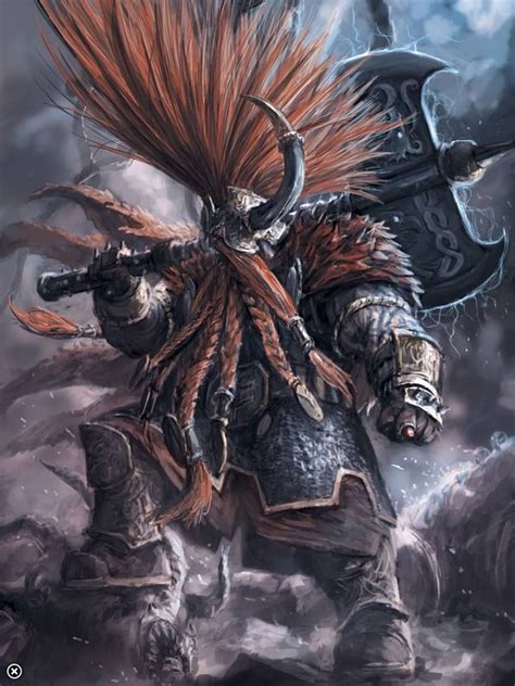 Stormblade Fantasy Dwarf Warhammer Art Warhammer Fantasy