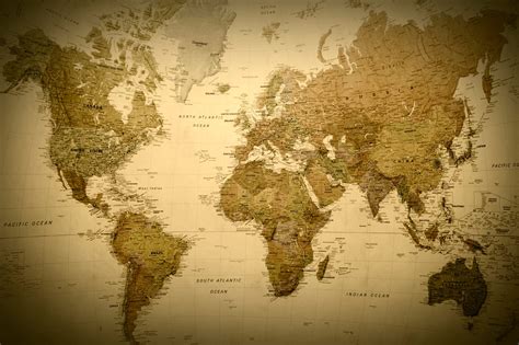 46 Antique World Map Wallpaper Wallpapersafari