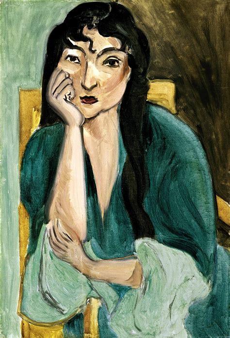 Meditation Portrait Of Laurette By Henri Matisse