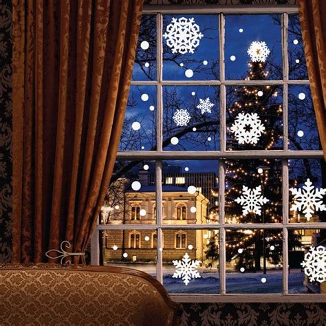 Snowflake Re Usable Window Clings Great To Make Your Curb Appeal