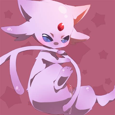 Rule 34 Blush Color Espeon Female Female Only Feral Fur Nude Pokemon Pussy Juice Sitting Solo