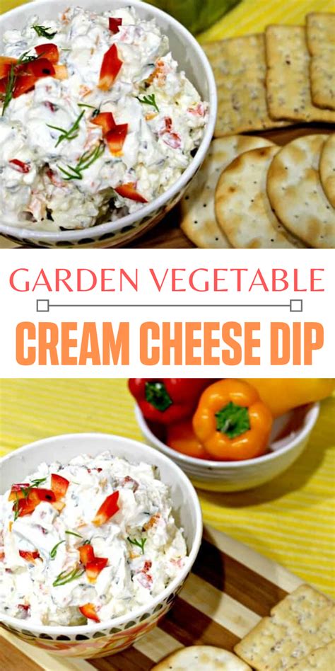 Vegetable Cream Cheese Dip That Is Perfect For Any Occasion Ready In