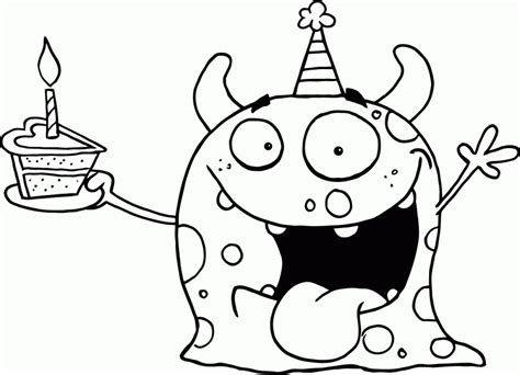 This coloring page is full of adorable characters and colorful balloons. Get This Happy Birthday Coloring Pages for Kids 50981