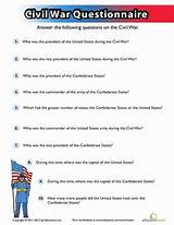Civil War Trivia Quiz Pictures