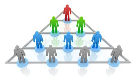 Pyramid Hierarchy Business Concept Stock Illustration Illustration
