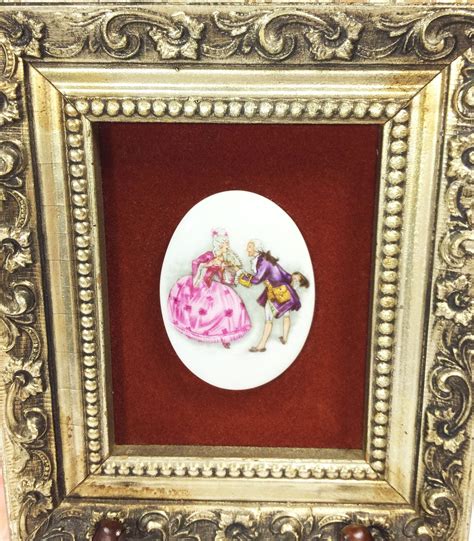 Turner Wall Accessory, Turner Wall Art, Victorian Couple Framed Cameo