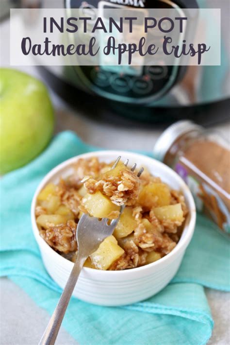 Set to manual, pressure, high for 0 or 1 minute. Instant Pot Apple Crisp with Oats | Slap Dash Mom