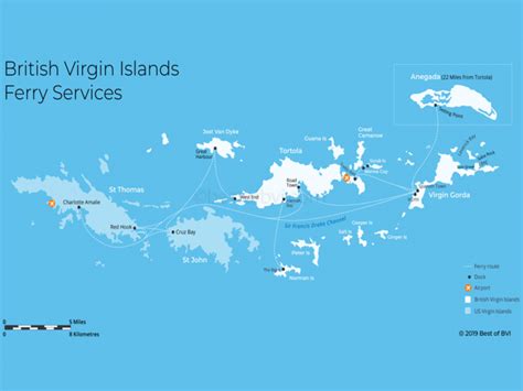 Maps Tortola Virgin Gorda Anegada Ferry Routes Best Of Bvi