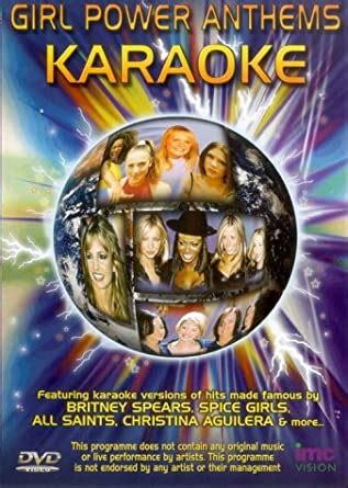 Girl Power Anthems Karaoke DVD Amazon Co Uk DVD Blu Ray