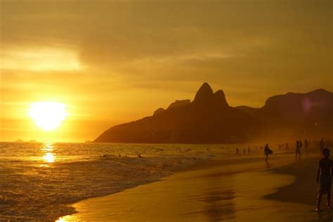 Free Photos Sunset Of Ipanema Beach Rio De Janeiro Dailyshot