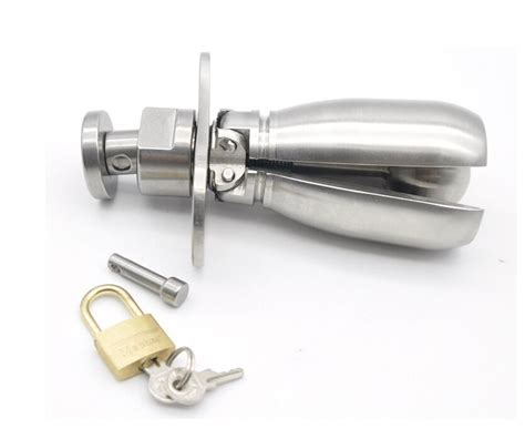 Newest Stainless Steel Openable Stretching Anal Plug Beads With Lock