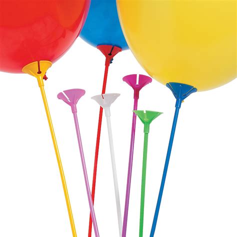 Balloon Sticks Assorted Plastilon Packaging
