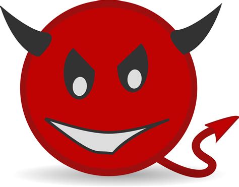 Image Gallery Devil Smiley Face