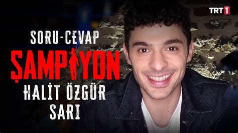 Ertuğrul dizisi ile oyunculuk kariyerine. Halit Özgür Sarı Sizden Gelen Soruları Yanıtladı! | #Şampiyon - YouTube