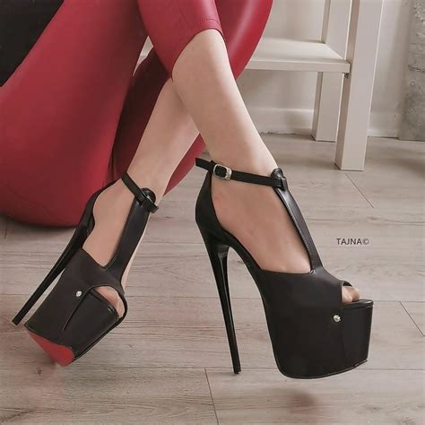 Middle Strap Peep Toe Pumps High Heels Boots Suede High Heels Hot