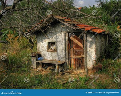 Small Old House Stock Image Image Of Plant Stone Open 68897747