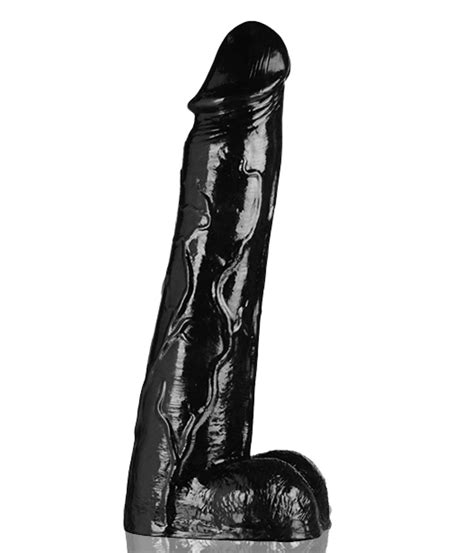 Moby Huge Foot Tall Super Dildo Black