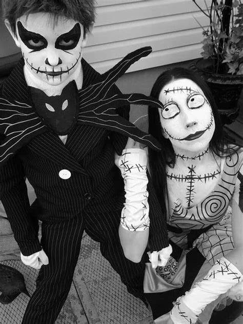 Jack And Sally Skellington Halloween Costume For Kids
