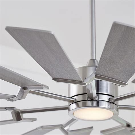 The fan is operated using separate light and fan pull chains and a manual reverse switch. Monte Carlo Prairie 52-in Brushed Steel LED Indoor/Outdoor ...