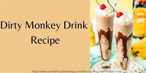 How To Make A Dirty Monkey Drink At Home 5 MIN RECIPES 2023