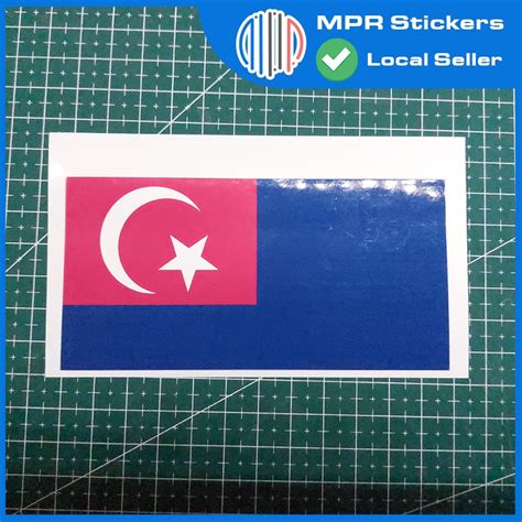 Sticker Bendera Johor Pelbagai Saiz Dan Bentuk Shopee Malaysia